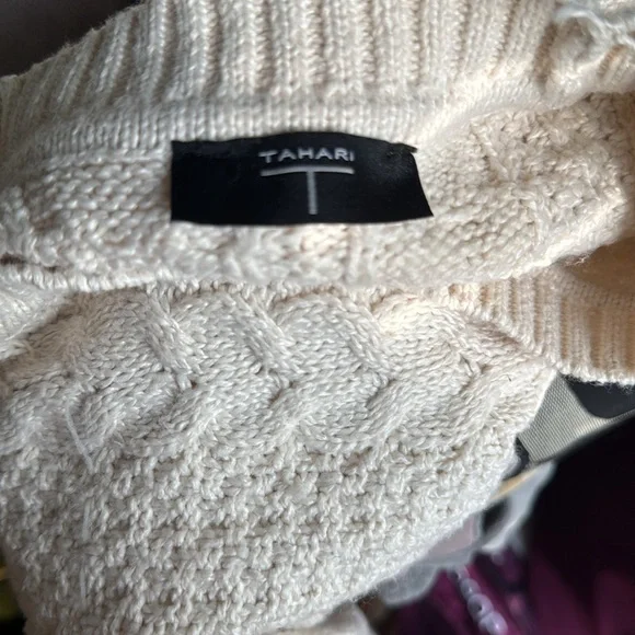 Chunky Cable Knit Fisherman Womens Medium White Tennis
Pickleball Preppy - Picture 7 of 8